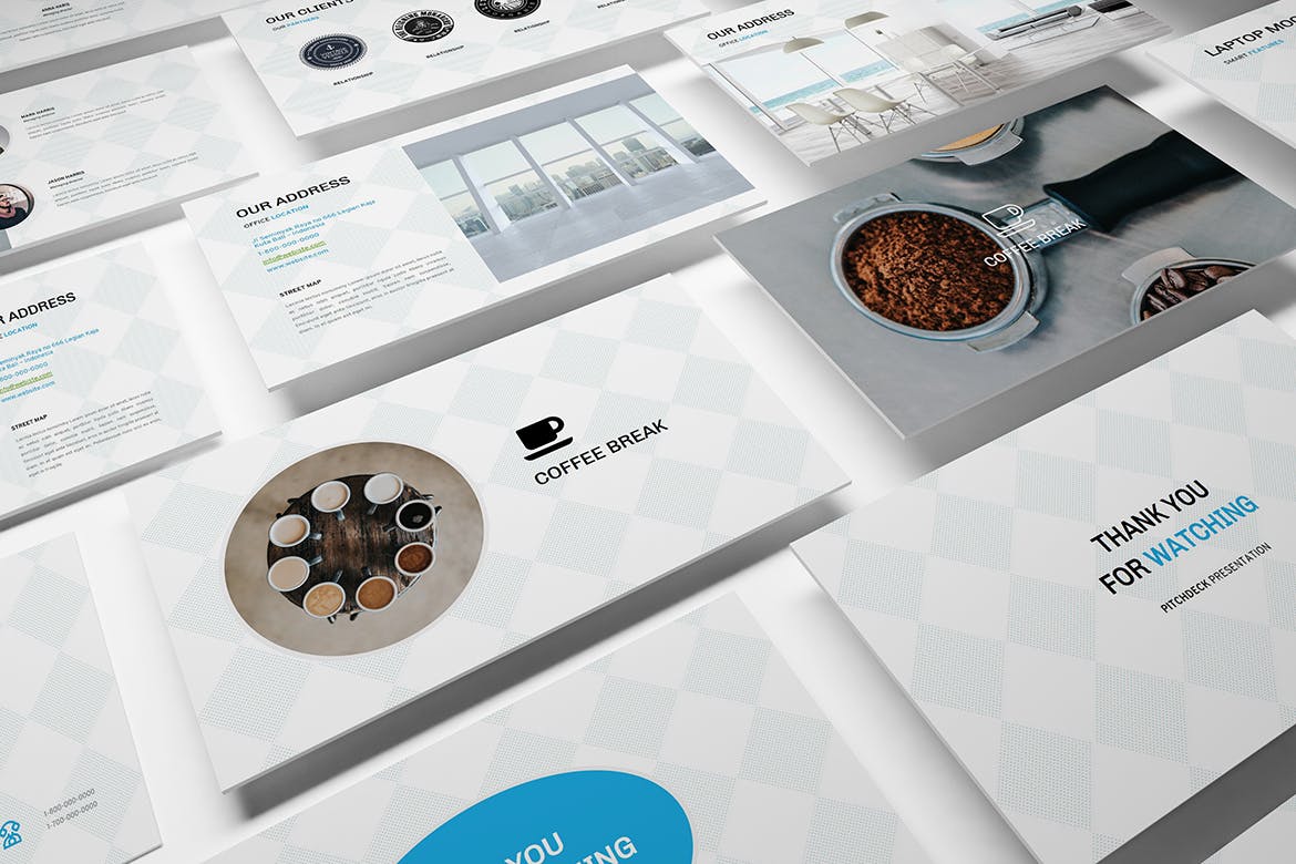 时尚高端专业的谷歌幻灯片Google Slide幻灯片powerpoint演示模版(pptx)插图(9)