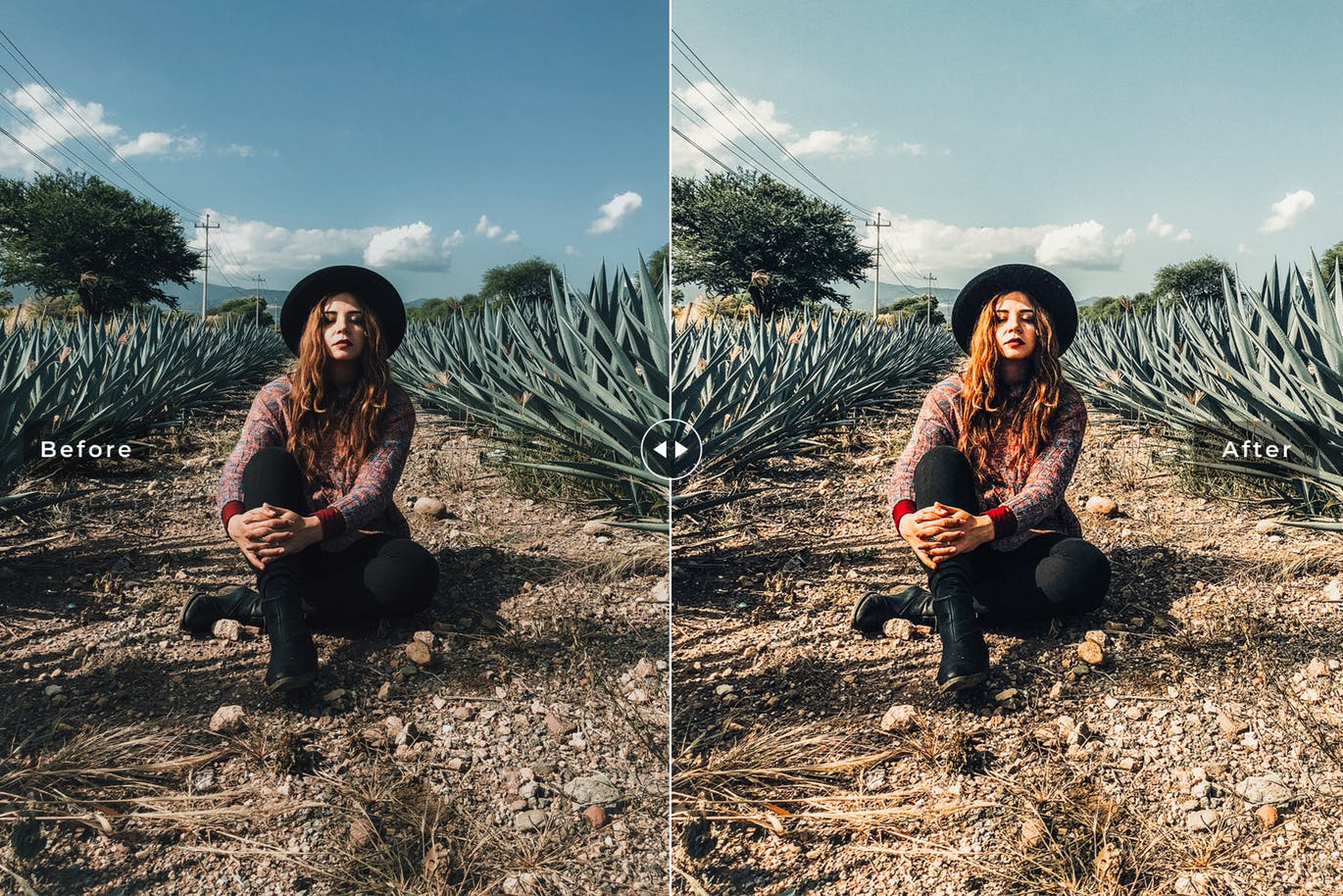 淡红暖色系性感人像摄影后期调色LR预设 Tequila Mobile & Desktop Lightroom Presets插图(5)