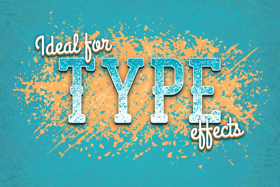 沙砾，散点&复杂线条AI笔刷 Grit, Grunge & Grain Scatter Brushes插图(1)