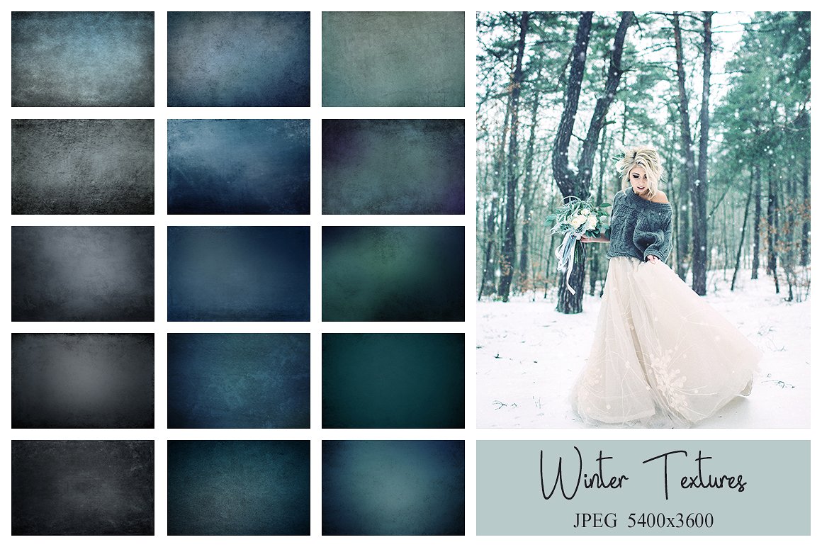 浪漫冬日温馨PS动作叠加纹理插图(1)