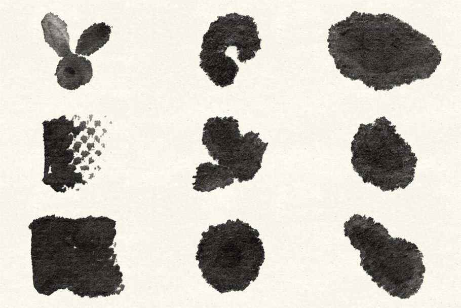 水彩画笔纹理PS笔刷包v3 Watercolor Strokes Brush Pack 3插图(1)