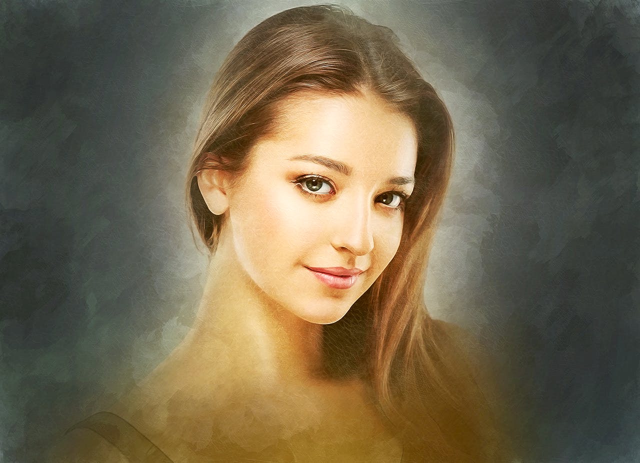 唯美油画作品风格一键生成PS动作 Renaissance CS3+ Photoshop Action插图(5)