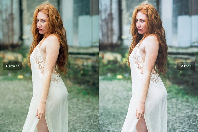 影楼必备婚纱人像摄影后期处理LR预设 Moody Mobile Lightroom Presets插图(2)