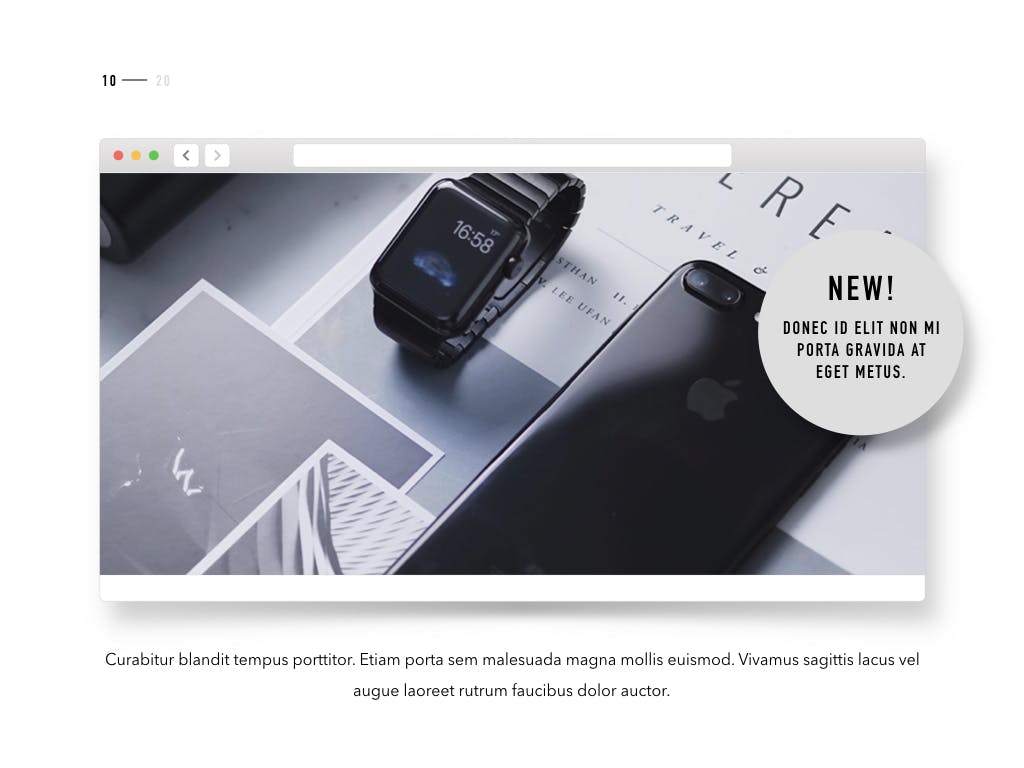 产品设计展示/产品推广适用的PPT幻灯片模板 Product Showcase PowerPoint Template插图(7)