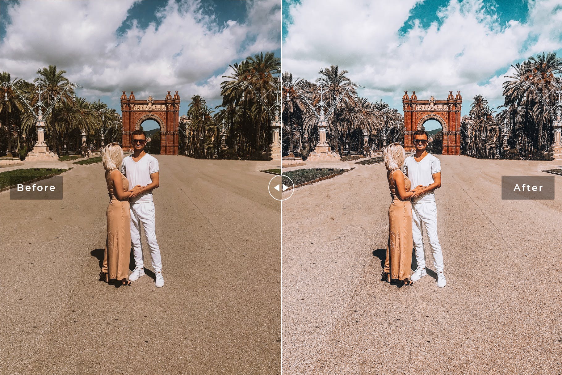 旅拍必备的LR明亮色调预设下载 Barcelona Mobile & Desktop Lightroom Presets插图(4)