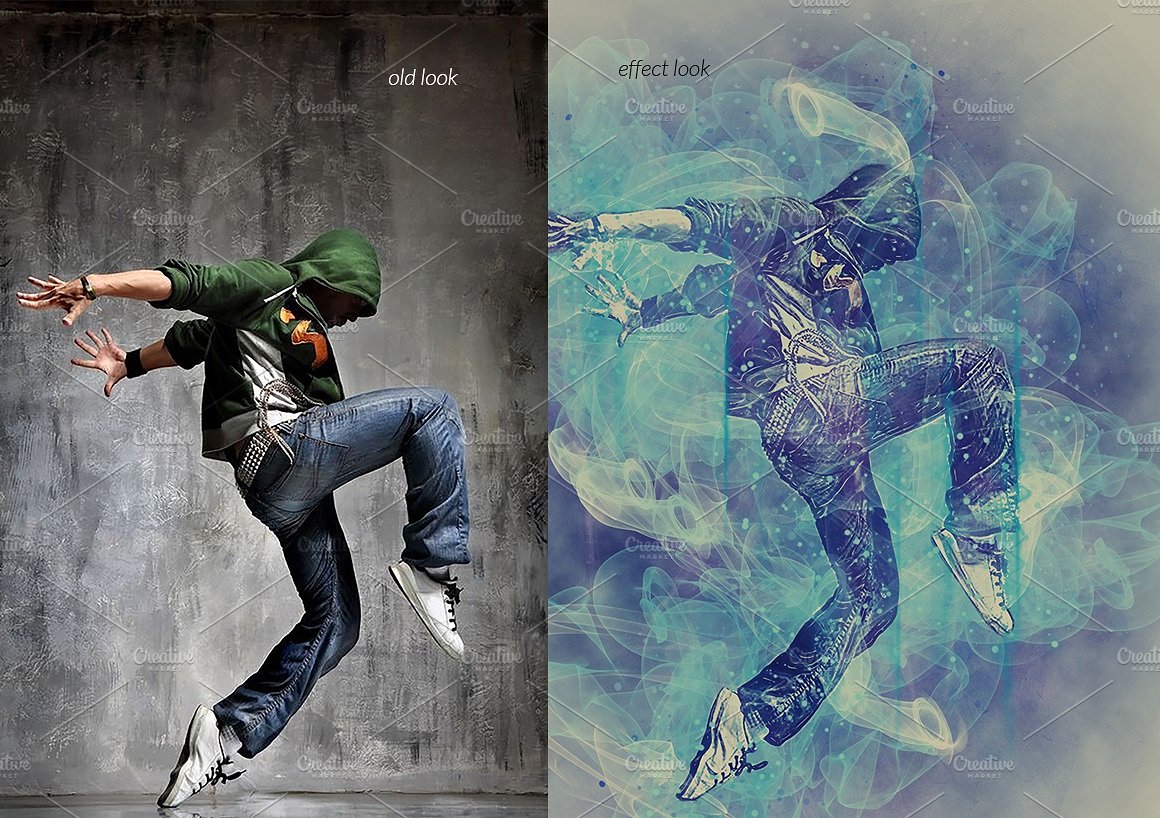 现代艺术烟雾效果PS动作 Smoke Photoshop Action插图(7)