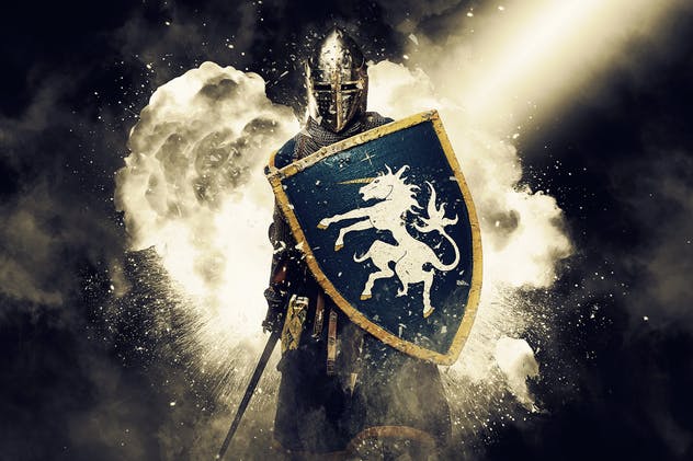 炫酷烟雾火爆场面特效PS动作 Revenge Photoshop Action插图(1)