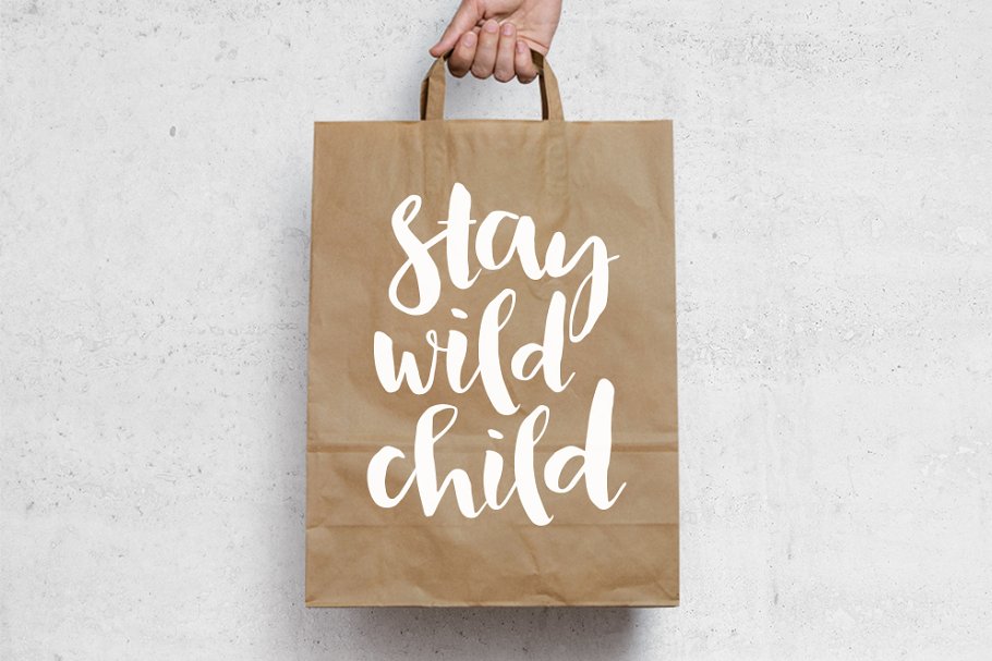 现代手写书法英文字体 Olive Sky, Modern brush font插图(1)