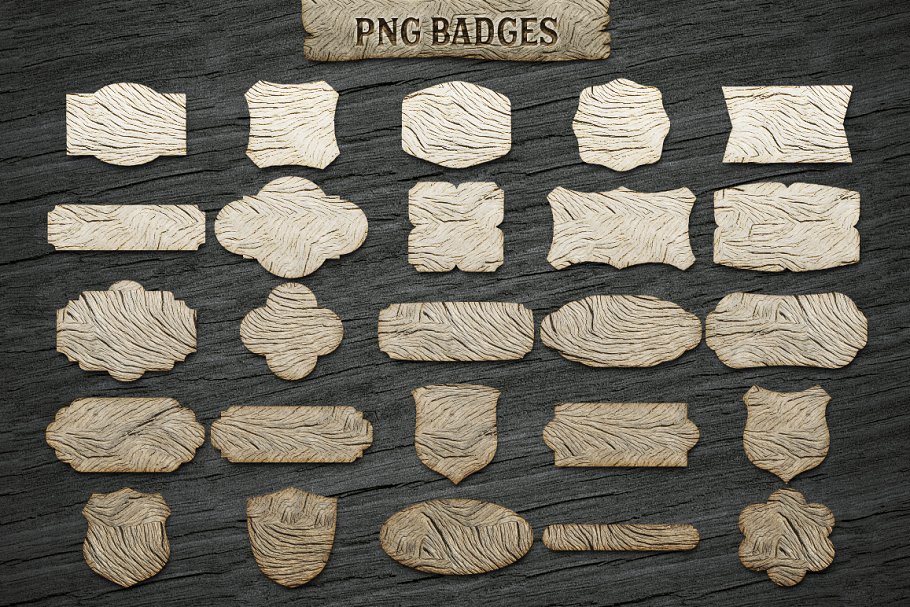 创意木制艺术设计素材包 WOODY Creative Toolkit for Photoshop插图(7)