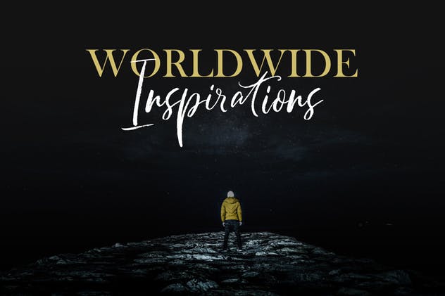 英文书法笔刷字体 Menulisted Brush Script插图(3)