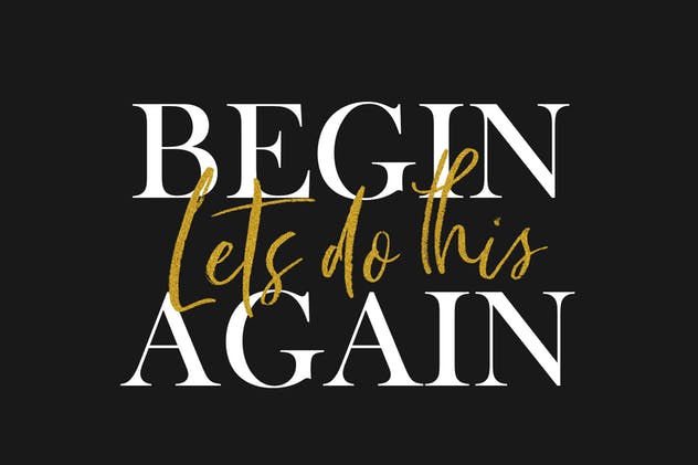 英文书法笔刷字体 Menulisted Brush Script插图(4)