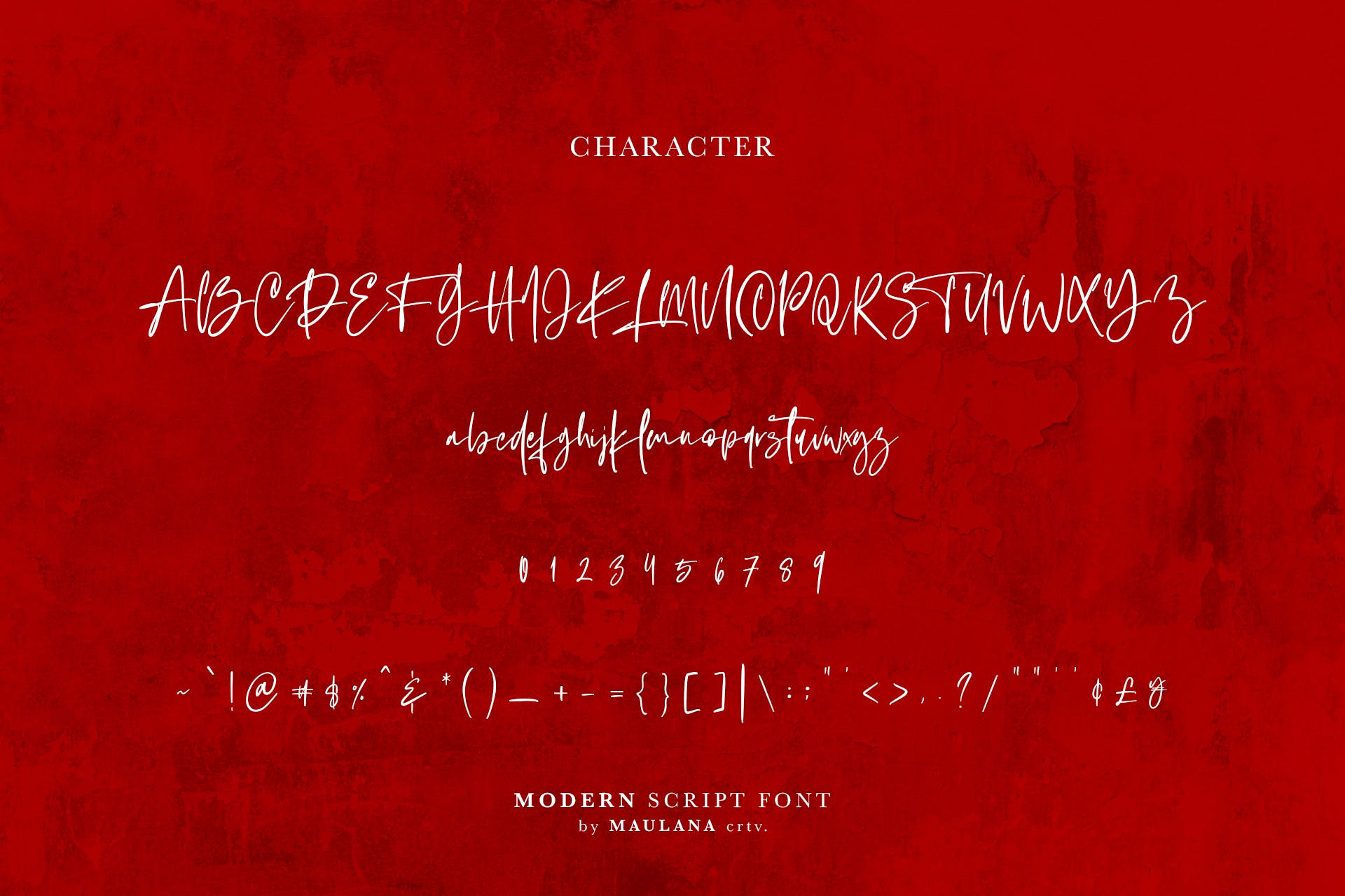 豪迈狂草英文书法字体下载 Hovercut Brush Script Font插图(9)