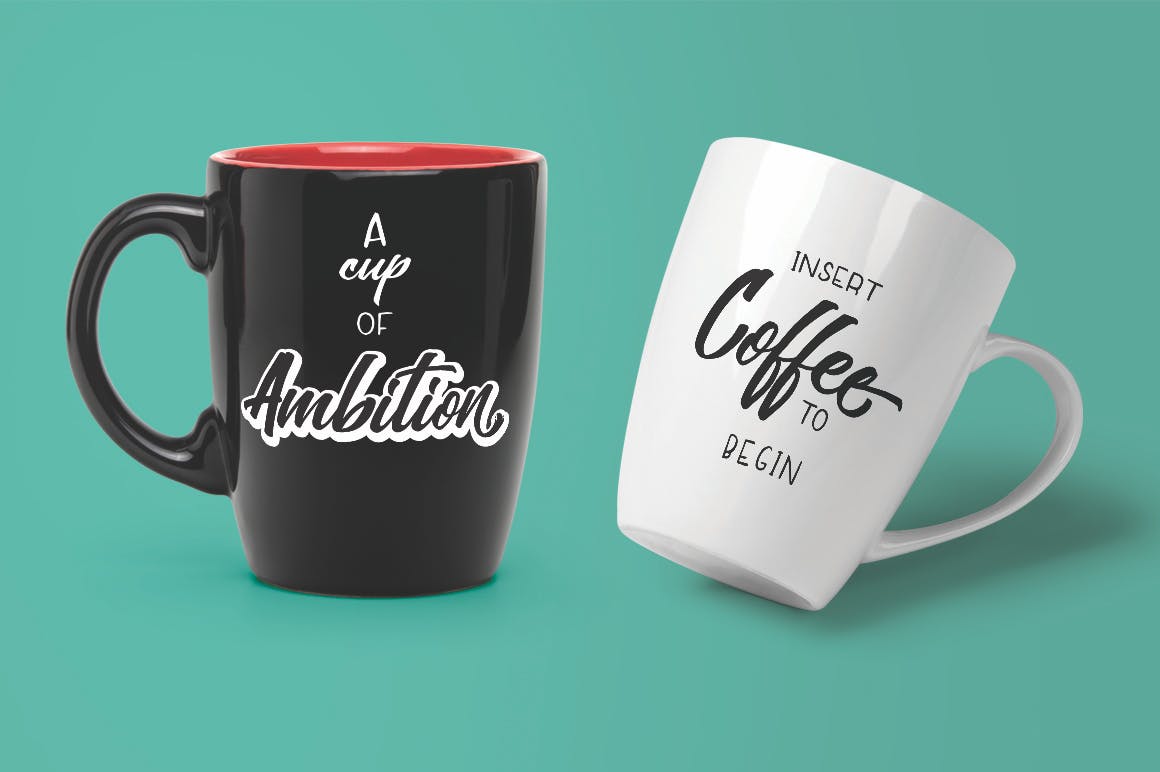 铅笔硬笔书法/画笔草书英文装饰设计字体下载 Absolute Font Duo插图(1)