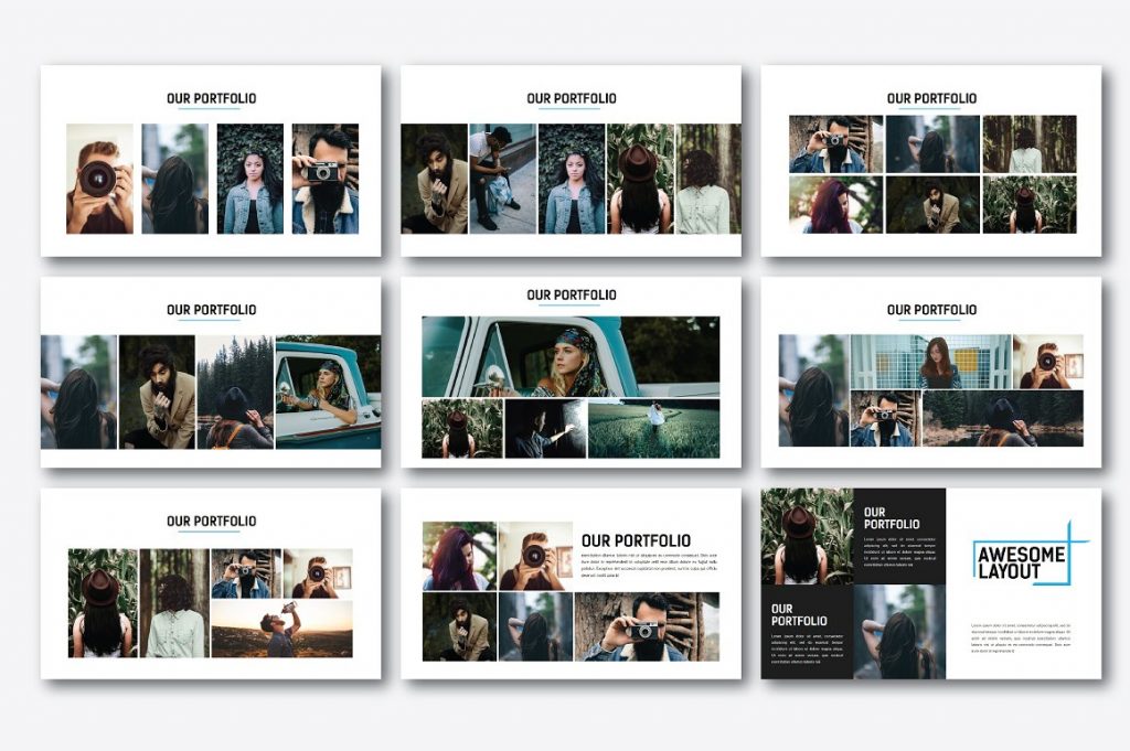 多图的商务风PPT打包下载[pptx]插图(9)