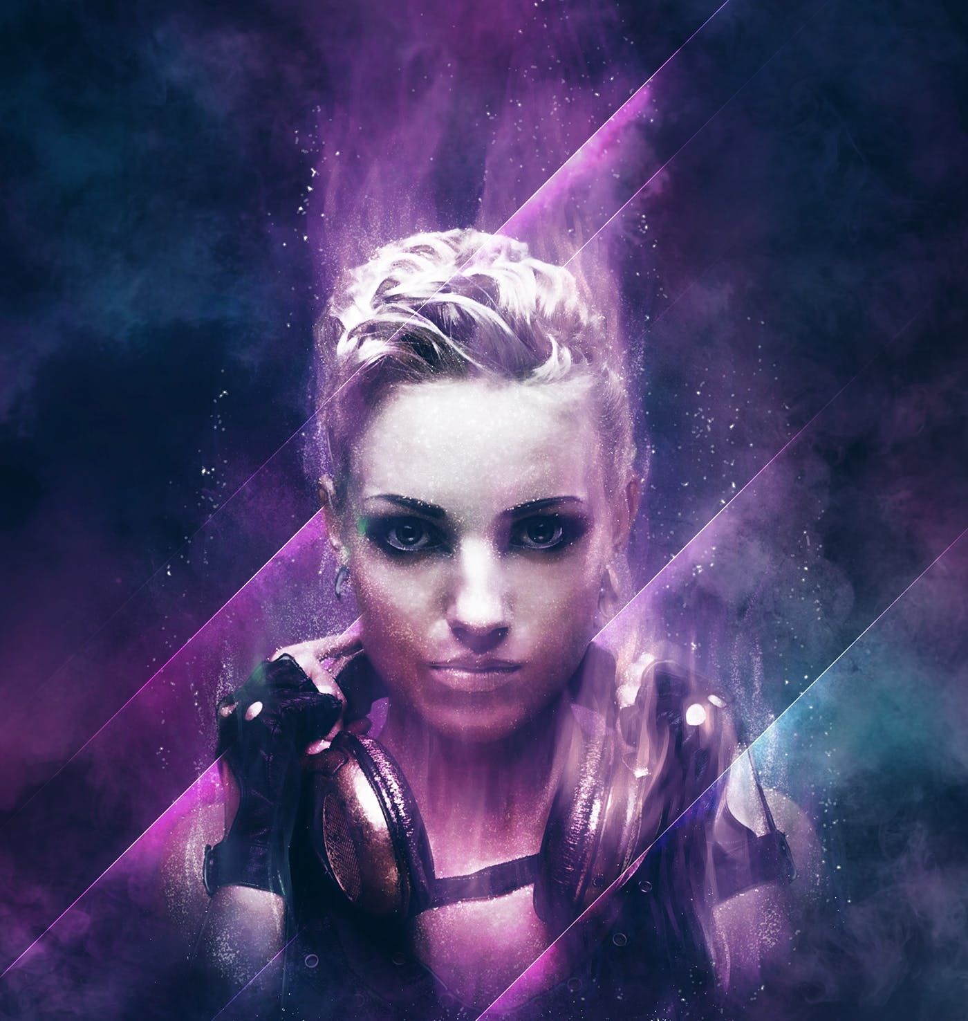 一款宇宙空间折叠特效PS动作工具 Ethereal Dream Photoshop Action CS4+插图(6)