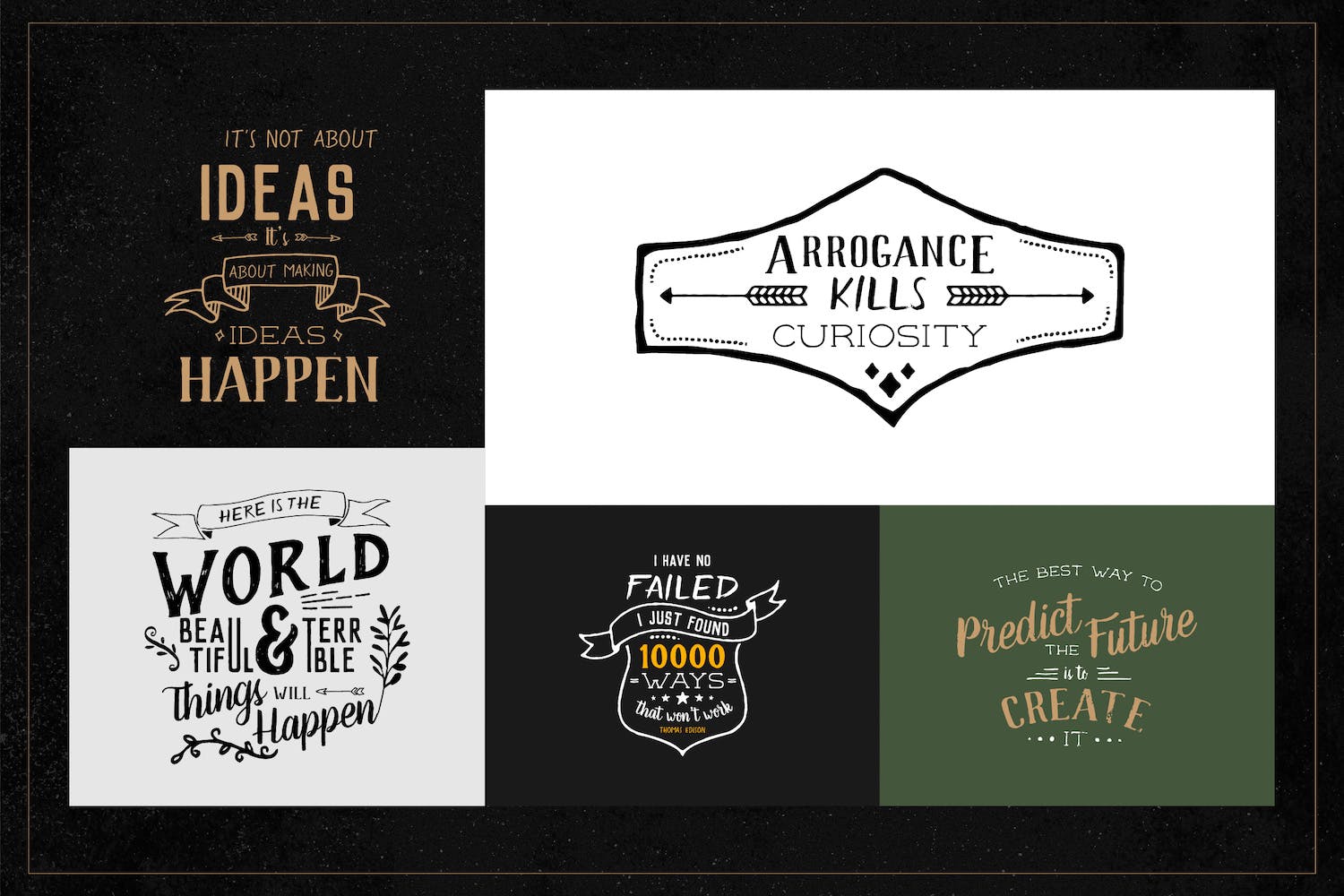 Mightype英文笔刷字体下载 Mightype 02 – Brush插图(1)