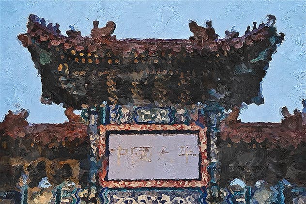 一键生成大师级逼真油画作品效果PS动作 Palette Knife Photoshop Action插图(8)