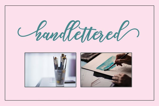 现代手写风格英文字体 Hamster Script插图(2)