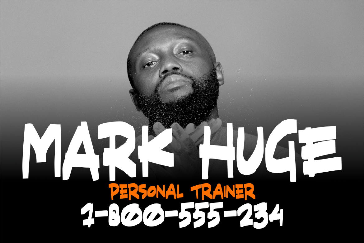 充满力量的英文画笔笔刷装饰艺术字体素材库精选 SHRED! – Aggressive Brush Font插图(4)