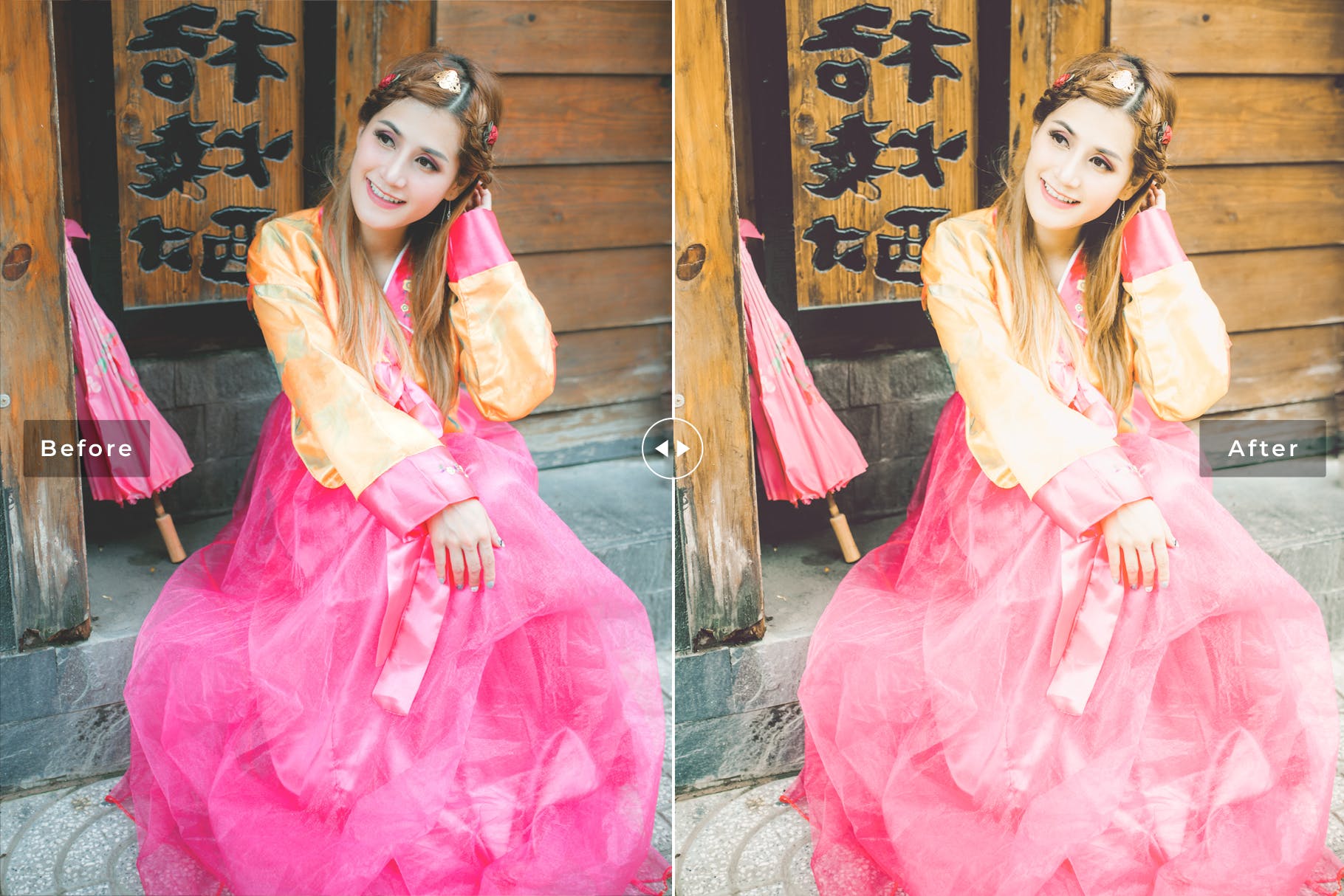 日韩风人像照片后期处理LR调色预设 Korean Mobile & Desktop Lightroom Presets插图(3)