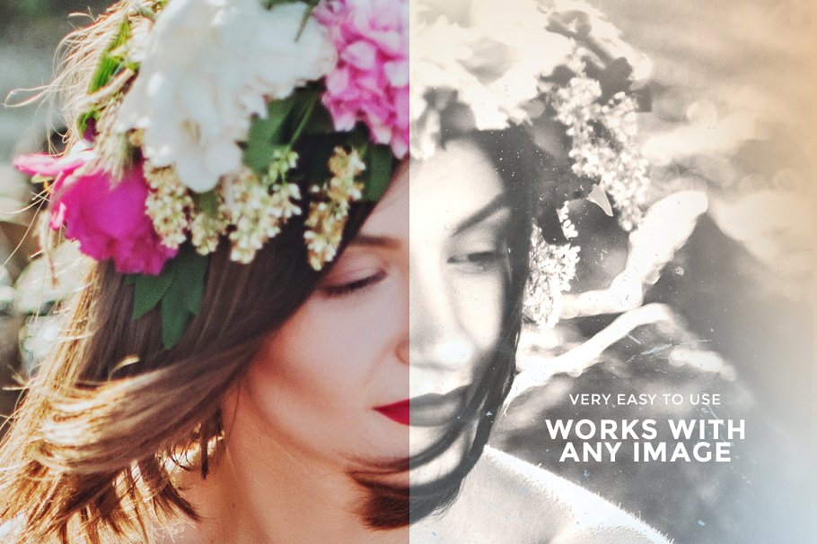 复古怀旧风格照片效果处理PSD图层 Vintage Photo Creator插图(6)