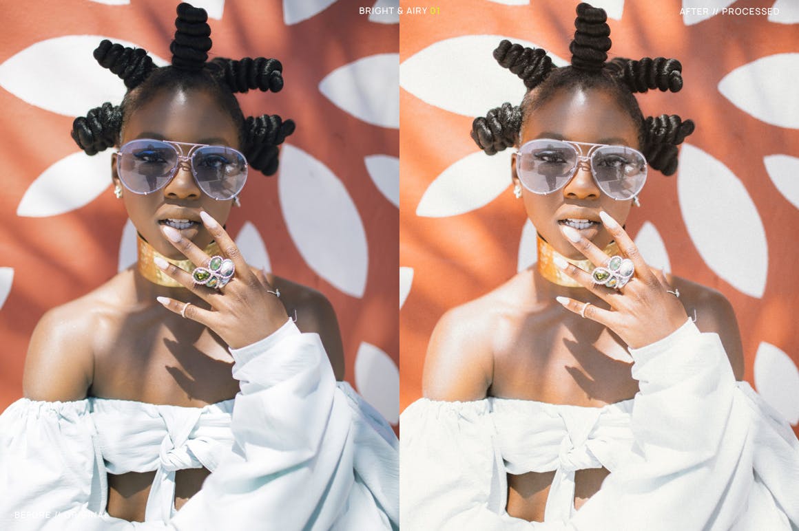 15款街拍必备的高效LR柔和亮色调色预设下载 15 Bright & Airy Lightroom Presets + Mobile插图(1)