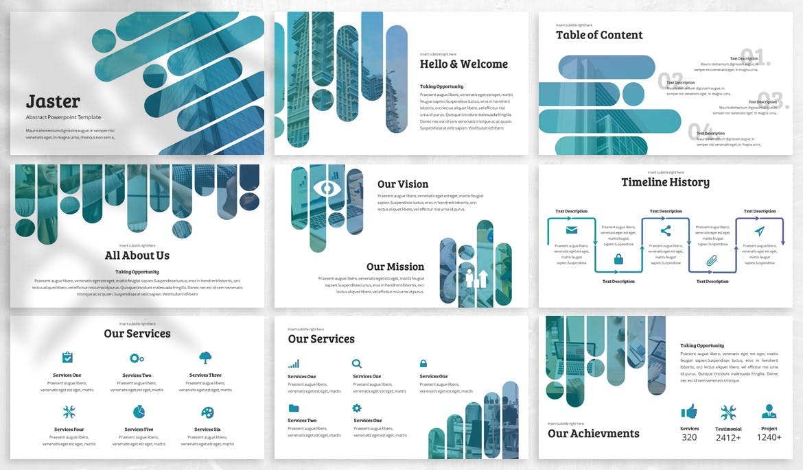 互联网科技公司业务介绍PPT幻灯片模板 Jaster – Abstract Powerpoint Template插图(1)