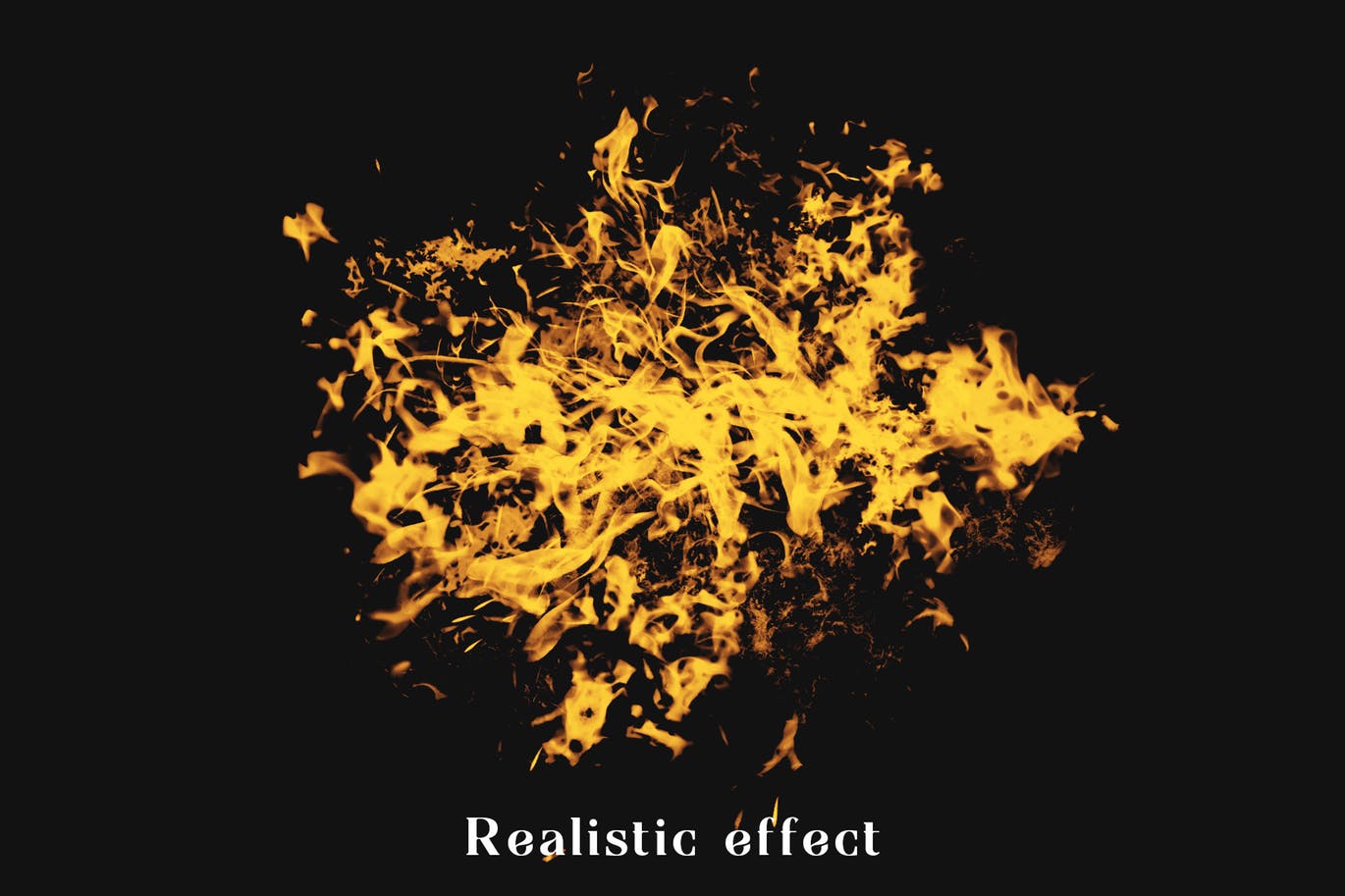 10种不同样式的魔幻火焰效果PS笔刷素材库精选 Fire Photoshop Brushes插图(1)