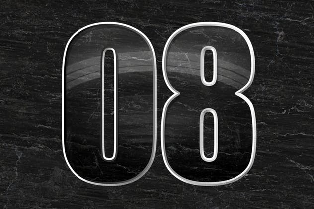 11种雕刻文字图层样式 11 Engraved Text Styles插图(9)