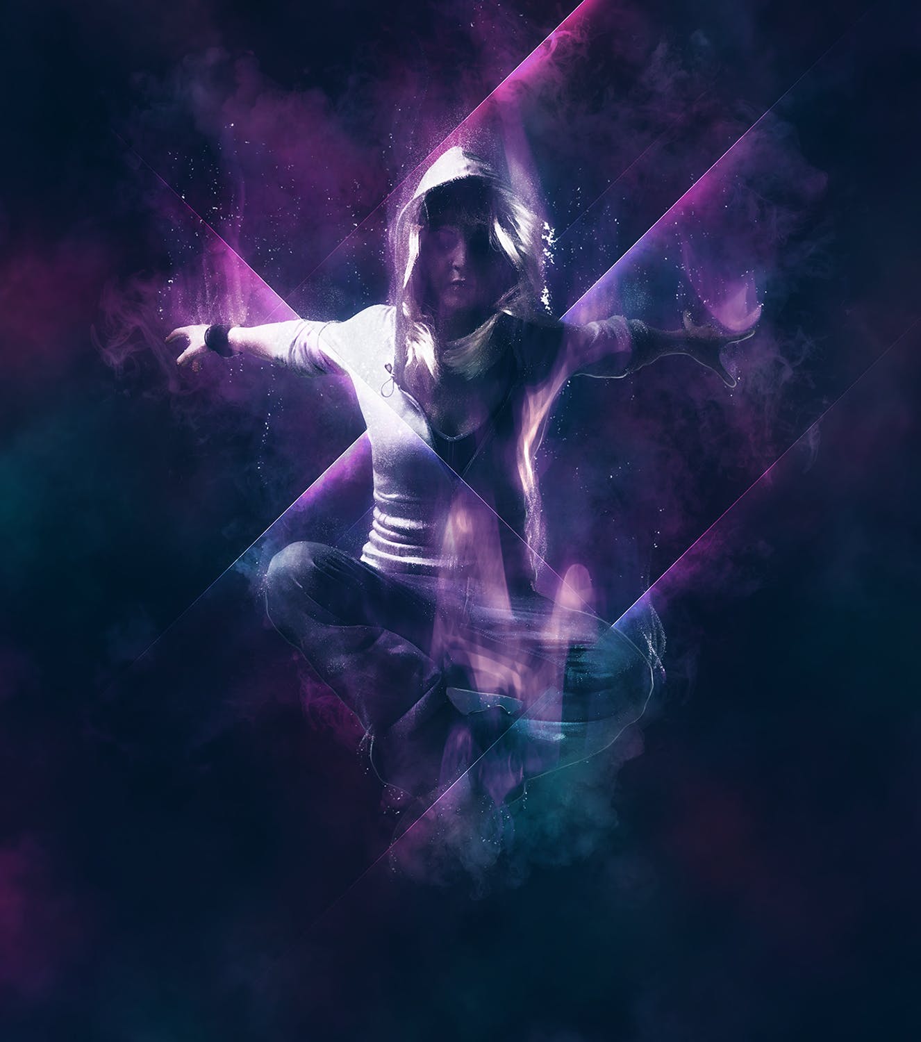 一款宇宙空间折叠特效PS动作工具 Ethereal Dream Photoshop Action CS4+插图(5)