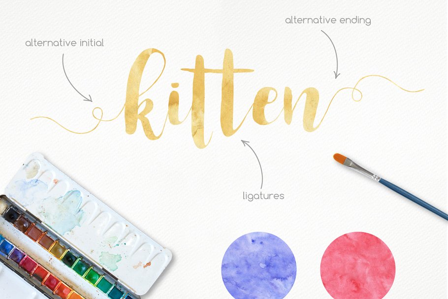 可爱优雅风格英文手写字体 Spelling Night Script Font插图(1)