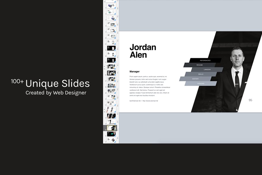 多用途 Keynote 幻灯片模板（100+页/450枚图标/50个信息图表） KASPIAN Keynote Presentation Theme插图(3)