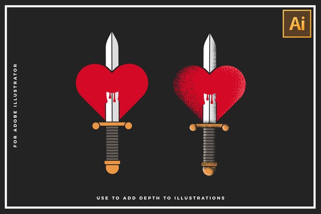 30款点画效果设计AI笔刷 Stipple Brushes For Illustrator插图(2)