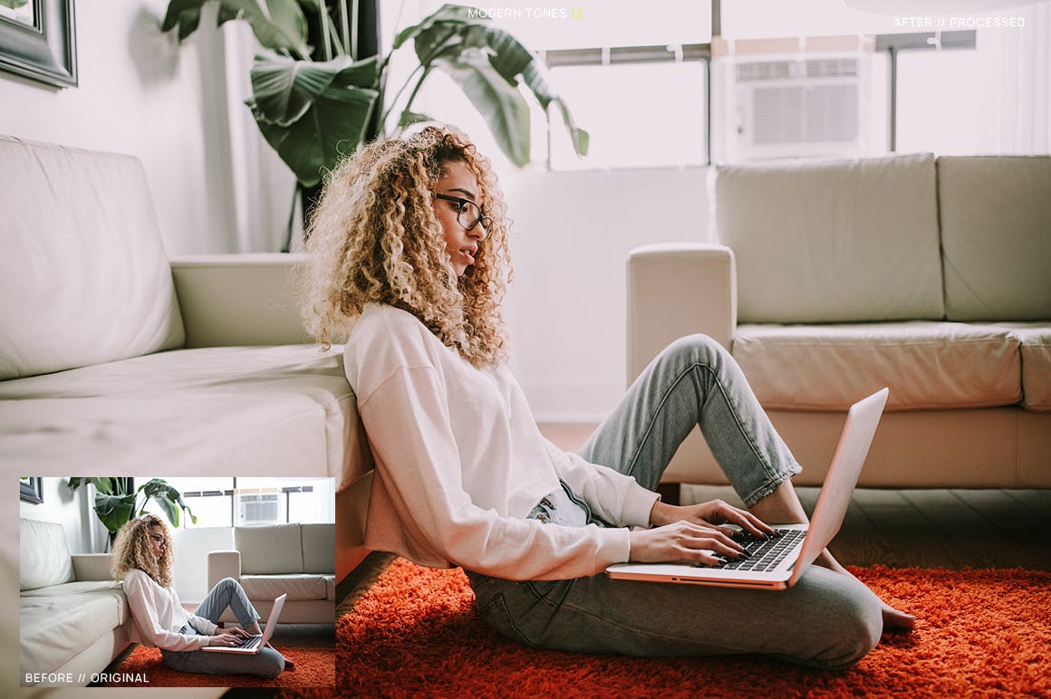 12款现代简约时尚色调照片处理Ligtroom预设 12 Modern Tones Ligtroom Presets + Mobile插图(12)