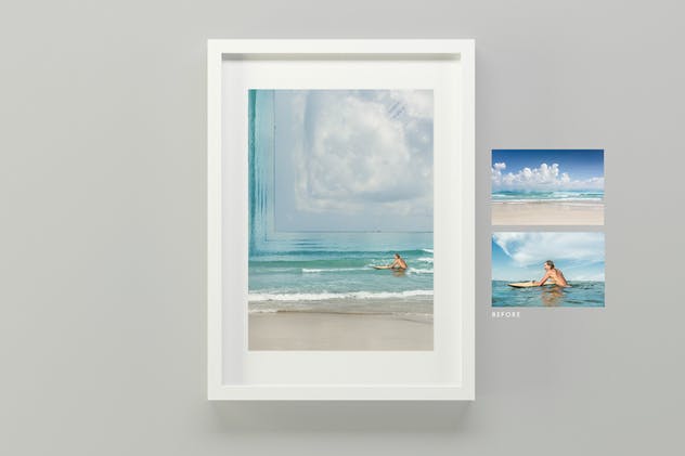 10款90度直角折叠创意效果照片后期处理PS动作 Inception – 10 Photoshop Actions插图(4)