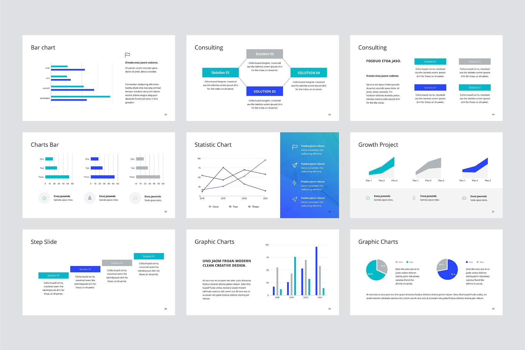 干净、现代、时尚项目/企业介绍Keynote幻灯片 ARONA – Keynote Template + 20 Photos插图(10)