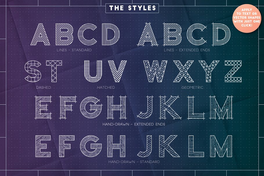 工业蓝图设计图风格设计AI模板工具包 The Complete Vector Blueprint Kit插图(5)