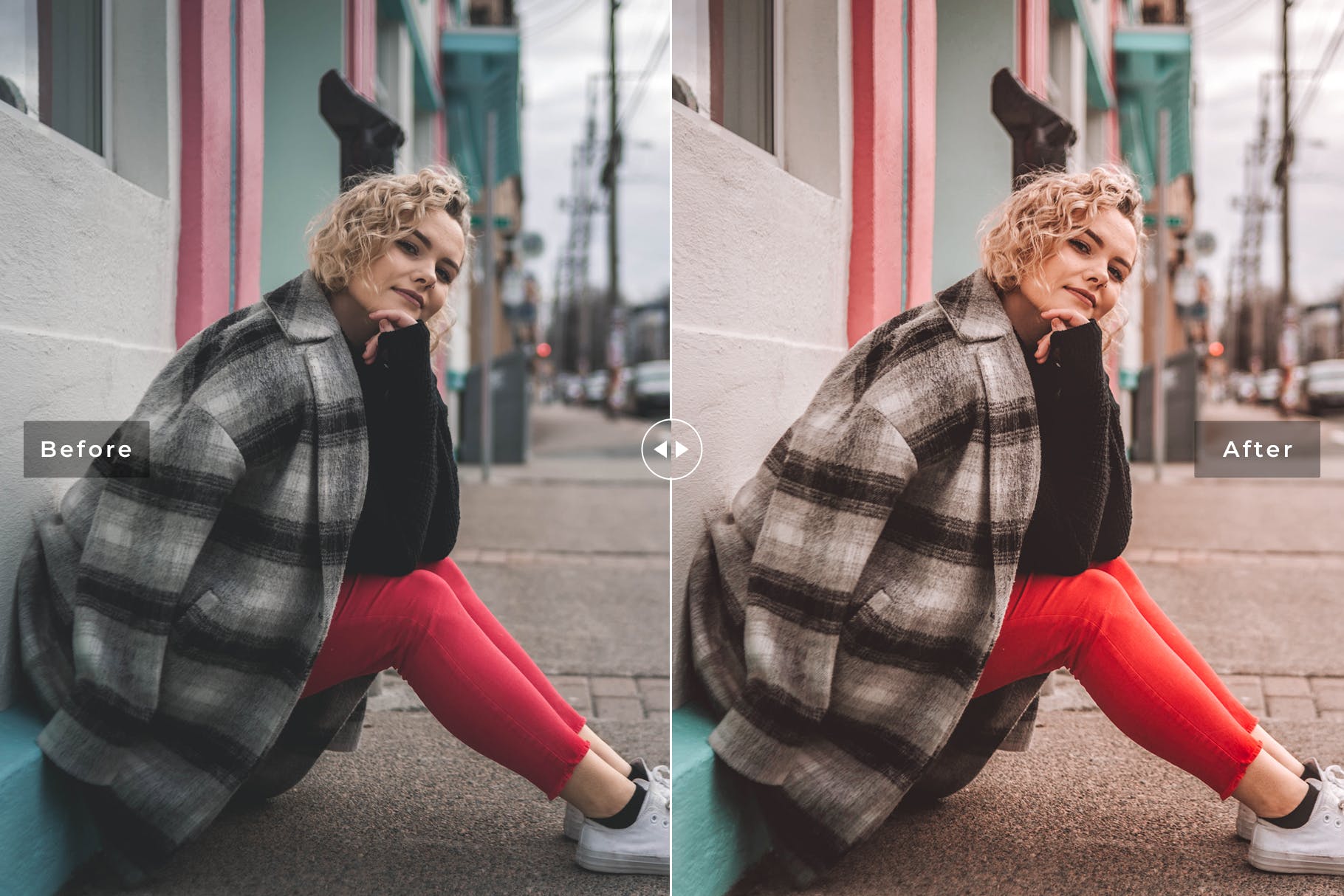 高对比度哑光/橙色/蓝绿色柔和色调LR预设 Canada Mobile & Desktop Lightroom Presets插图(4)