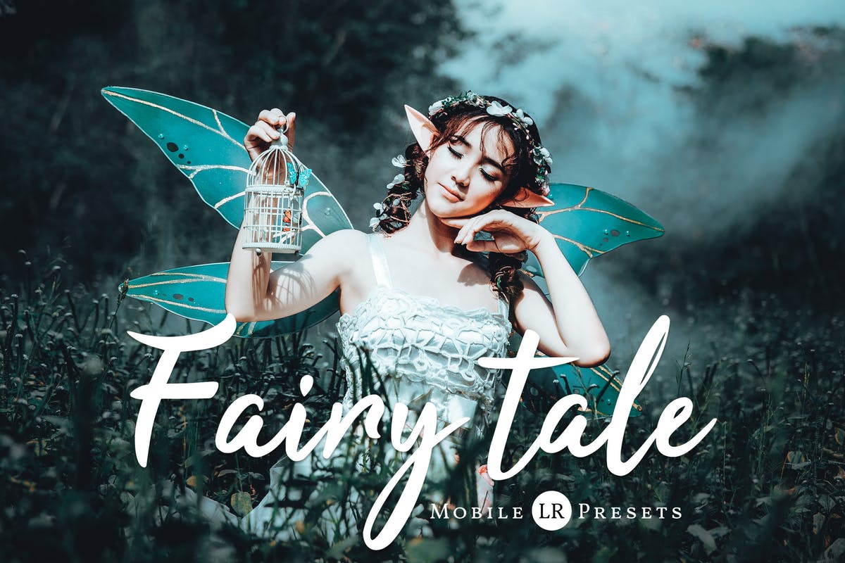 童话风格照片后期处理LR调色预设 Fairytale Mobile Lightroom Presets插图