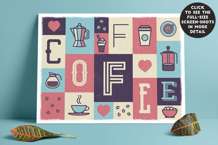 创意海报印刷效果AI笔刷 Poster Press – Screen-Print Creator插图(1)