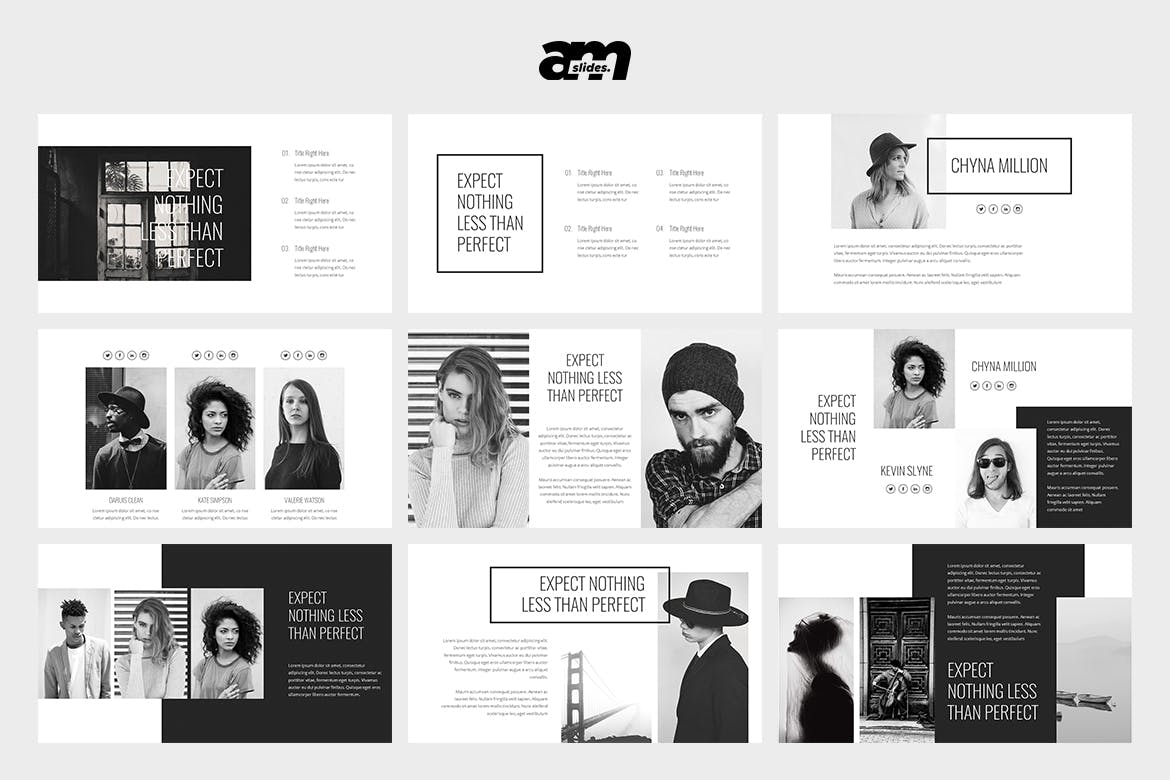 创意设计公司谷歌幻灯片设计模板 Synister – Google Slides Template插图(2)
