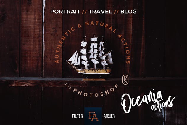 沙滩海岛摄影照片调色PS动作 Oceania Photoshop Actions插图(7)