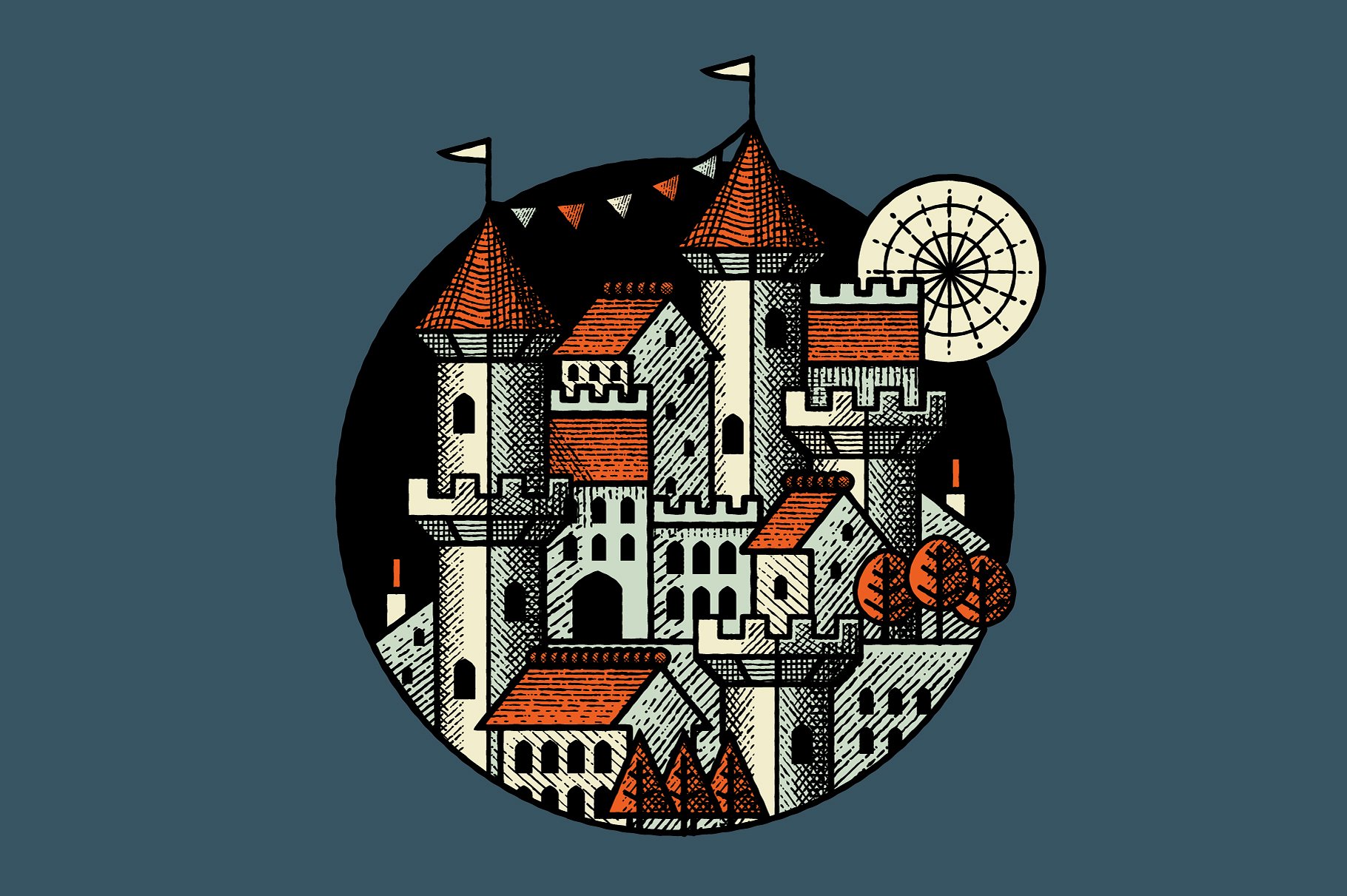 复古画笔线条艺术AI笔刷 Finest Vintage – Affinity Brushes插图(5)