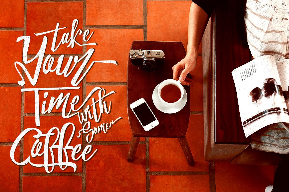 Street和LifeStyle风格Logo设计书法字体 Stay High Logotype插图(2)