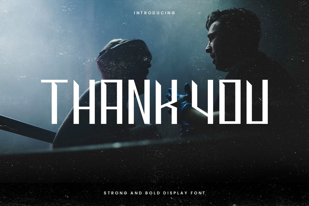 简洁几何外观英文无衬线字体 Ironfist – Strong Condensed Display Sans插图(5)