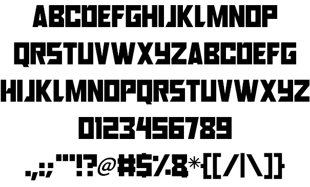 Robot Renegades font插图1 Robot Renegades font插图1