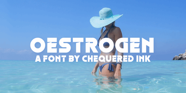 Oestrogen font插图 Oestrogen font插图