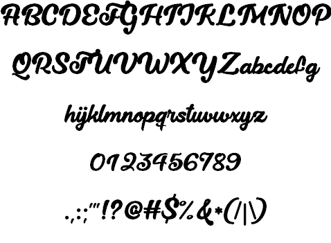 Lucy the Cat font插图5