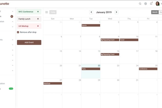 Bootstrap 4框架网站后台HTML模板素材库精选 Brunette – Bootstrap 4 Admin & Powerful UI Kit插图(7)
