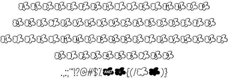 Clouds Smile Too font插图1 Clouds Smile Too font插图1